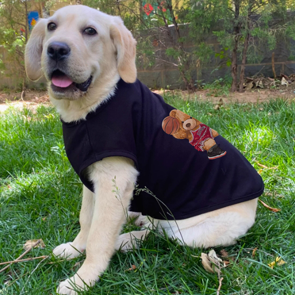 ✨ Hàng Mới Về ✨ 3xl-6xl Hoạt Hình Họa Tiết Gấu In Thoáng Khí Kích Thước Lớn Áo Vest Cho Chó Lớn Quần Áo Cho Chó