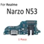 Đế sạc nguồn Cổng sạc USB Bảng cắm cho OPPO Realme Narzo 50 Pro 50A 50i 60 60x 70x N53 N61 N63 N65 Note V50 V50s Thay thế các bộ phận