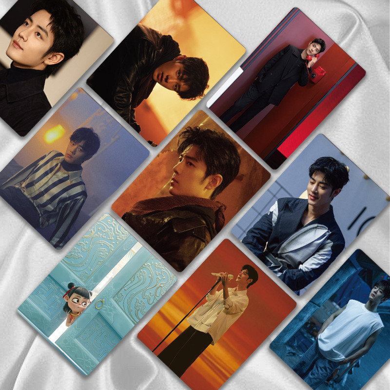 LINXX 50 Chiếc LOMO Bộ Thẻ Xiao Zhan Selfie Phong Cách Sống Thẻ Ảnh Sưu Tập Quạt Hàng Hóa Thẻ Giao Dịch Cho Album Người Hâm Mộ Bộ Sưu Tập Quà Tặng