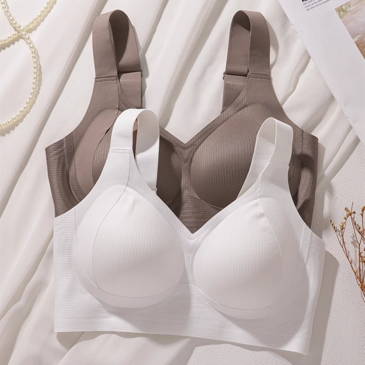 Mỏng Đệm Full Cup Nữ Áo Ngực Không Dây Hỗ Trợ Mềm Mại Lớn Bust Push Up Nữ Đồ Lót Bralette