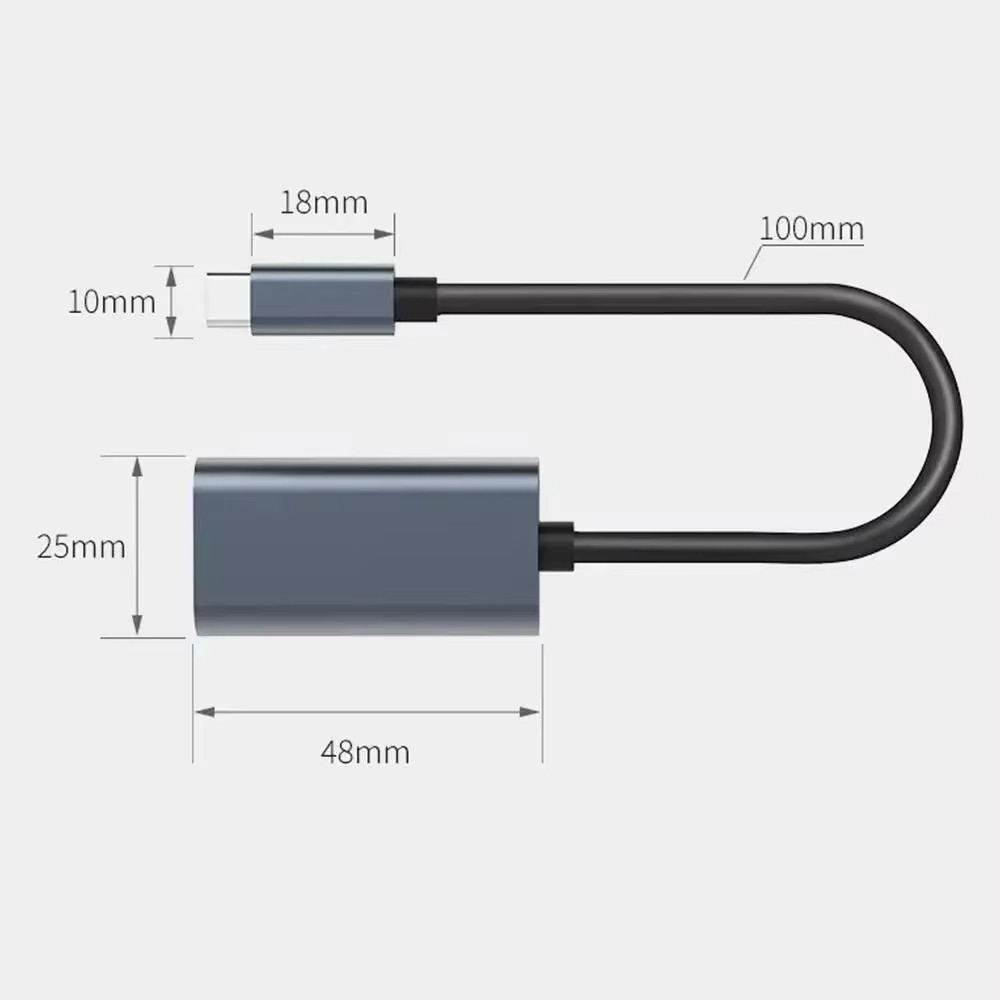4k 60Hz Loại C sang HDMI Bộ Chuyển Đổi USB 3.1 HUB HDTV Cáp Chuyển Đổi Cho iPhone 15 TV Chuyển Đổi Cho PC MacBook iPad Samsung Laptop