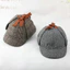 Unisex Tweed Mũ Đôi Cạnh Sherlock Holmes Cosplay Deerstalker Mũ MAD