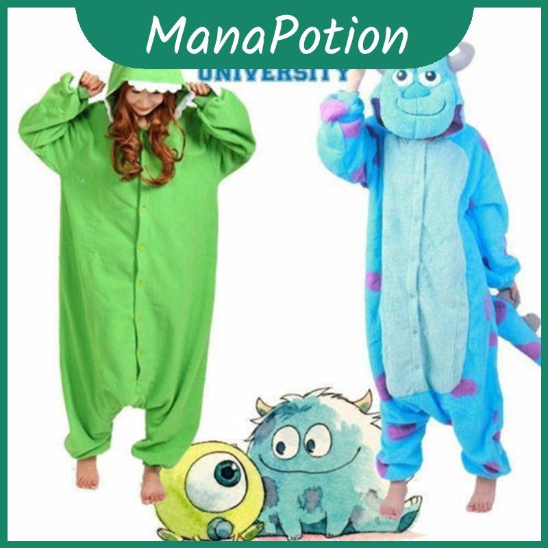 Playful Stylish And Monsters University Mike Wazowski Và Sully Trang Phục Mọi Người Cho Bộ Đồ Ngủ