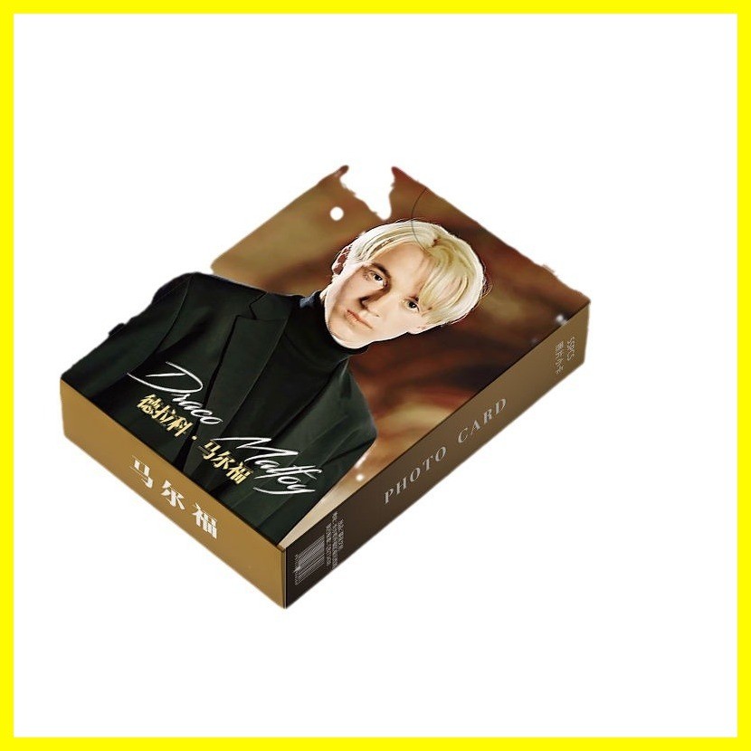 [ZOCI] Thẻ LOMO Draco Malfoy Malfoy Laser Photocard 55 Miếng Đóng Hộp Cá Nhân Không Lặp Lại 10cm Đóng Hộp Polaroid Ảnh LOMO Photocard