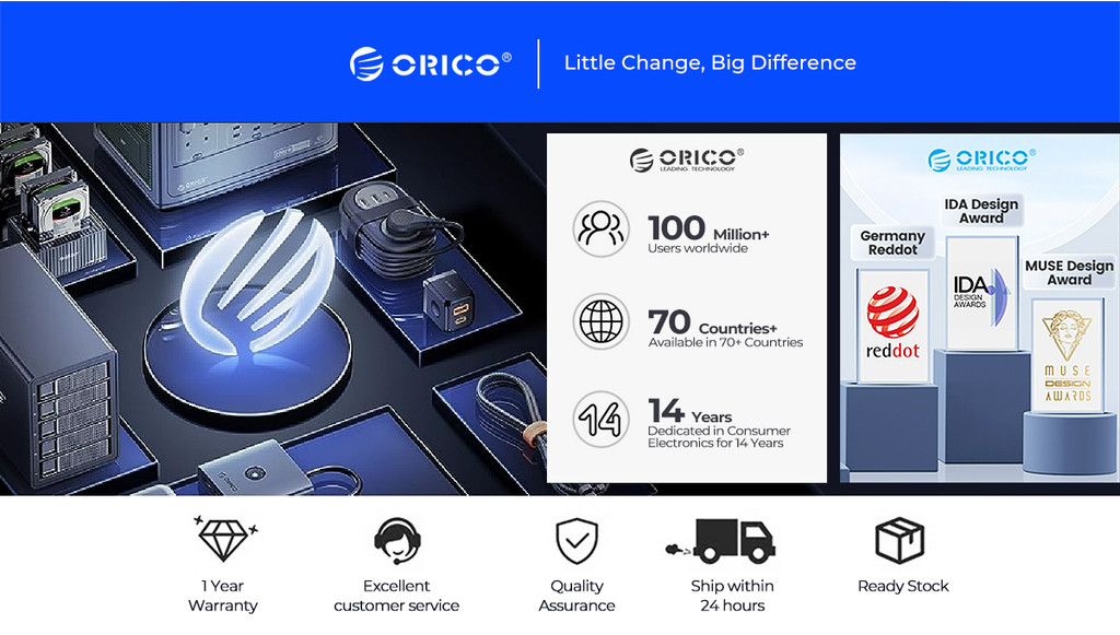 Vỏ SSD Orico M.2 NVMe SATA AXM2