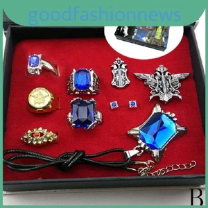 Đen Cổ Điển Butler Kuroshitsuji Ciel Phantomhive Cosplay Nhẫn Vòng Cổ Và Tai Bộ Cho Bất Kỳ Cosplay Hoặc Bộ Sưu Tập Dịp