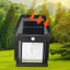 Đèn tường ngoài trời chạy bằng năng lượng mặt trời với cảm biến chuyển động để trang trí sân vườn và sân hiên