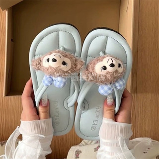 Hoạt Hình Dễ Thương Shirley Rose Flip-Flops Nữ 2025 Thời Trang Mùa Hè Phù Hợp Với Đế Dày Thường Ngày Thoáng Khí Cát