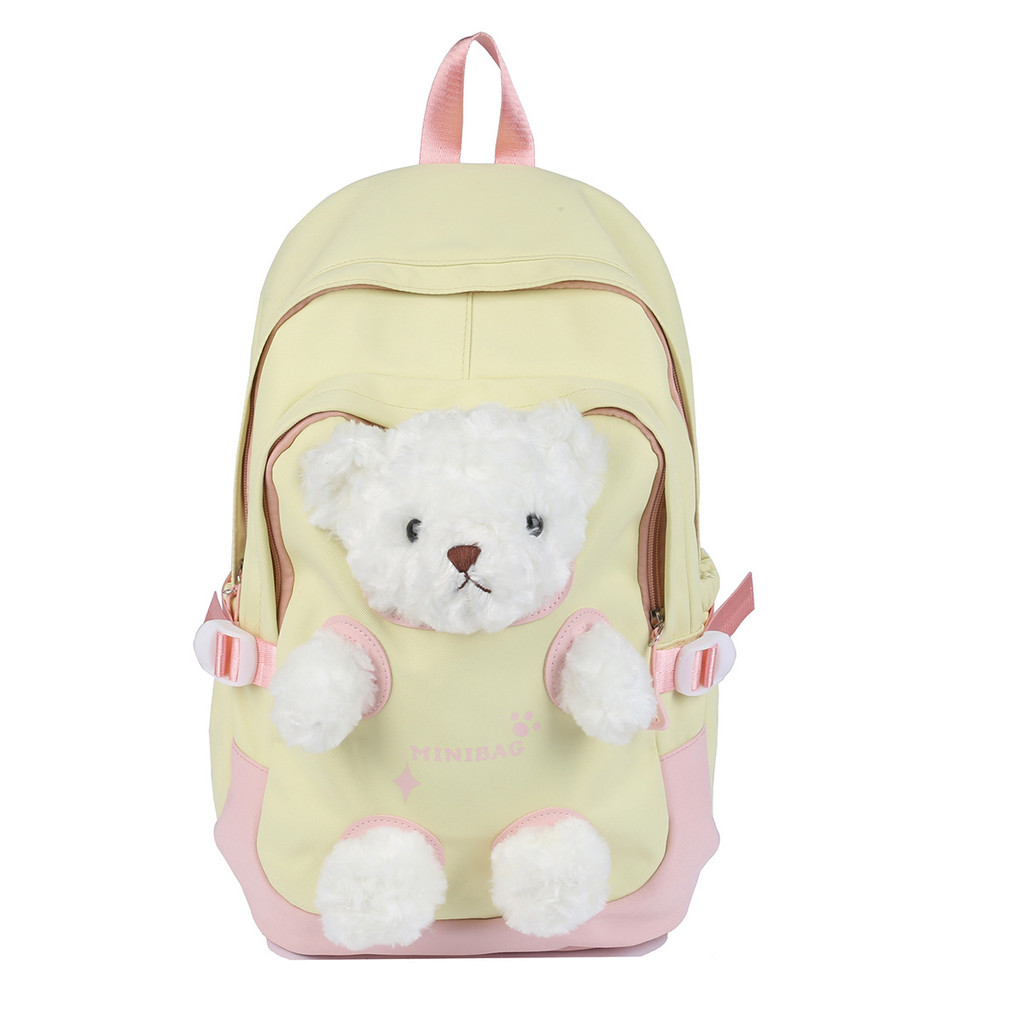 Ba lô nữ thời trang đường phố Ngăn đựng máy tính xách tay Nylon dung tích lớn để sử dụng đại học hàng ngày