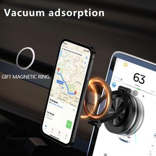 Magsafe 360° Giá đỡ điện thoại ô tô chân không từ tính Cốc hút gấp Giá đỡ xoay đa năng
