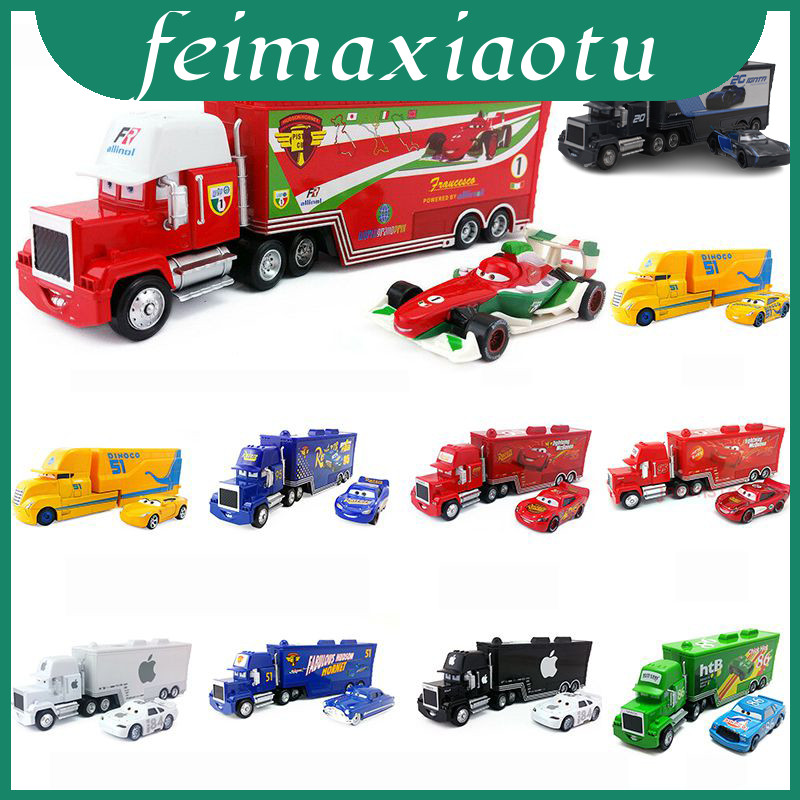 Pixar Ô Tô Lục Giác Lâu Đài Lều Bộ Đồ Chơi Trẻ Em Với Mack Lightning Mcqueen King Racer Jackson Storm