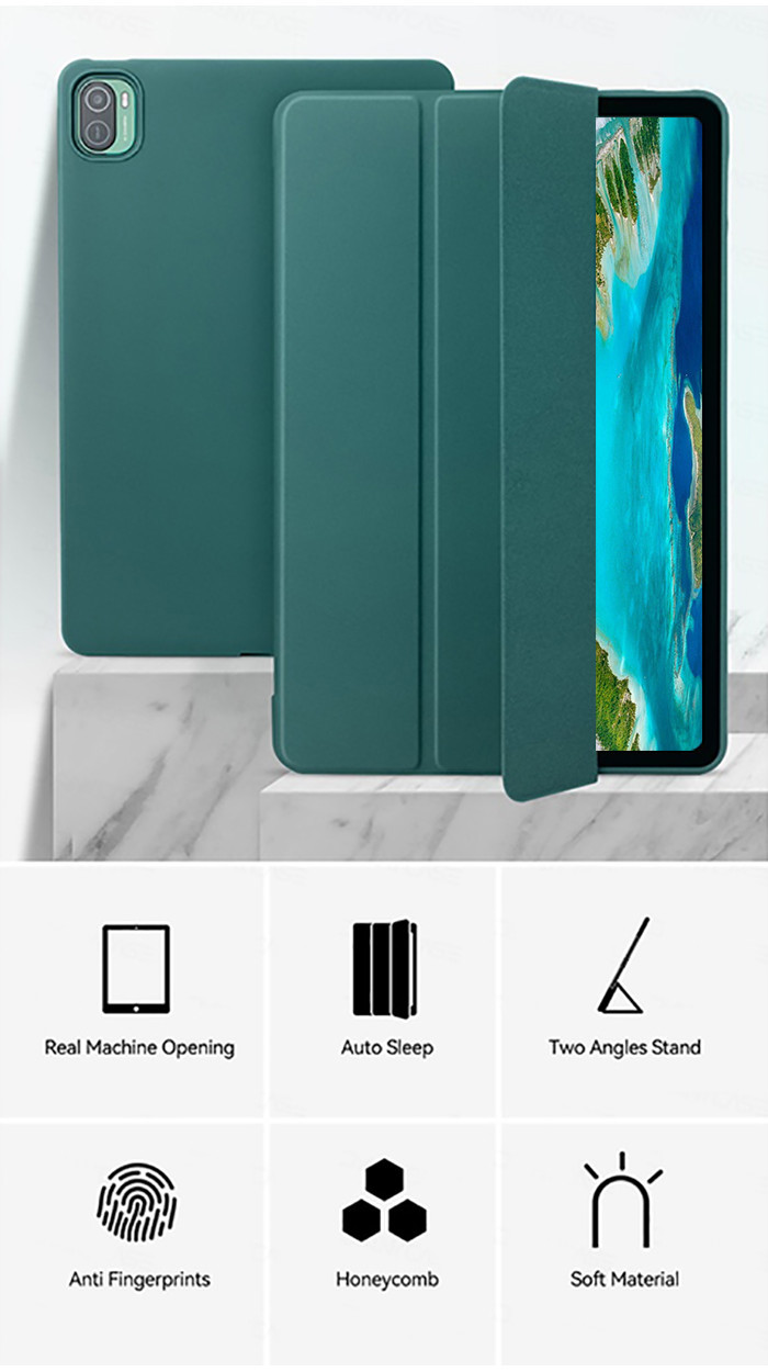Mô tả Tbtic Cho Xiaomi Pad 7 6 5 Pro Ốp Lưng Không Bút Chì Có Khe Cắm 2024 11.2 11 Inch Tự Động Đánh Thức - 5