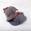 Unisex Tweed Mũ Đôi Cạnh Sherlock Holmes Cosplay Deerstalker Mũ MAD