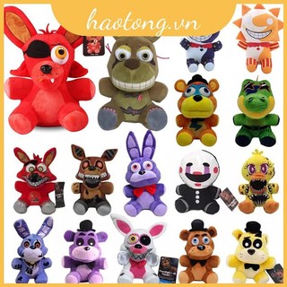 18cm FNAF Stuffed Plush Toys Freddy Fazbear Bear Foxy Rabbit Bonnie Chica Peluche Juguetes 5 Nights At Freddy Plushie Toys Gifts