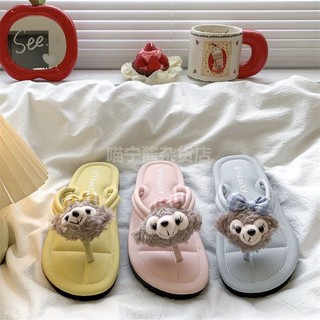Hoạt Hình Dễ Thương Shirley Rose Flip-Flops Nữ 2025 Thời Trang Mùa Hè Phù Hợp Với Đế Dày Thường Ngày Thoáng Khí Cát