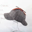 Unisex Tweed Mũ Đôi Cạnh Sherlock Holmes Cosplay Deerstalker Mũ MAD