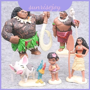 Quyến Rũ Moana 6 Nhân Vật Hành Động Búp Bê Lý Tưởng Cho Giờ Chơi Và Trang Trí