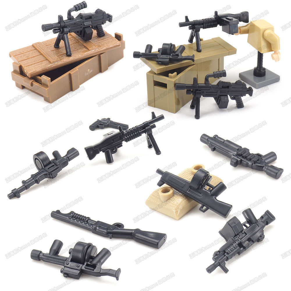 (Date mới) Tương thích với khối xây dựng quân đội LEGO, mô hình lắp ráp ...