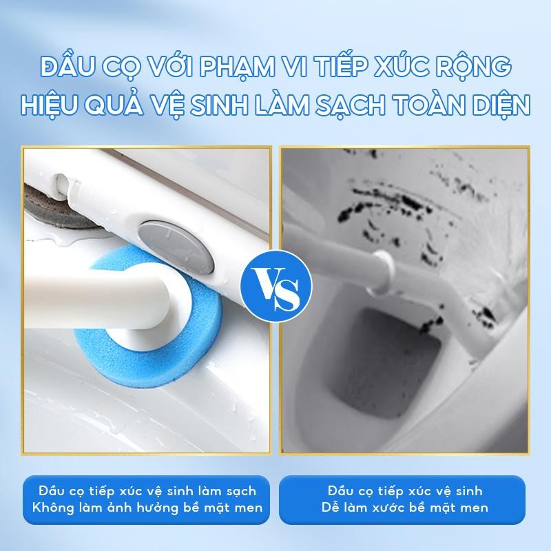 Mô tả Bộ cọ vệ sinh toilet TD03 dùng 1 lần Zolele  (Kèm Miếng Dán Tường) - Chính  Hãng - 3