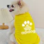 S-2XL Dog Paw In Hình Quần Áo Cho Chó Logo Thời Trang Áo Vest Cho Chó Nhỏ Và Vừa