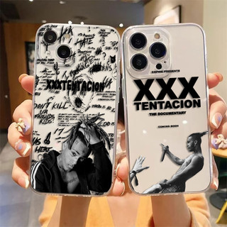 Rapper XXX Tentacions 17 Vỏ Điện Thoại Trong Suốt Cho iPhone Apple 16 15 14 12 13 11 Pro 8 7 SE Plus X XS Max Ốp Silicon Mềm Trong Suốt Điện Thoại Di Động
