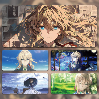Anime Violet Evergarden Áp Phích Bé Gái Miếng Lót Chuột Chơi Game Lớn Laptop Phụ Kiện Deskmat Bảo Vệ Bàn Phím Văn Phòng Thảm Chuột