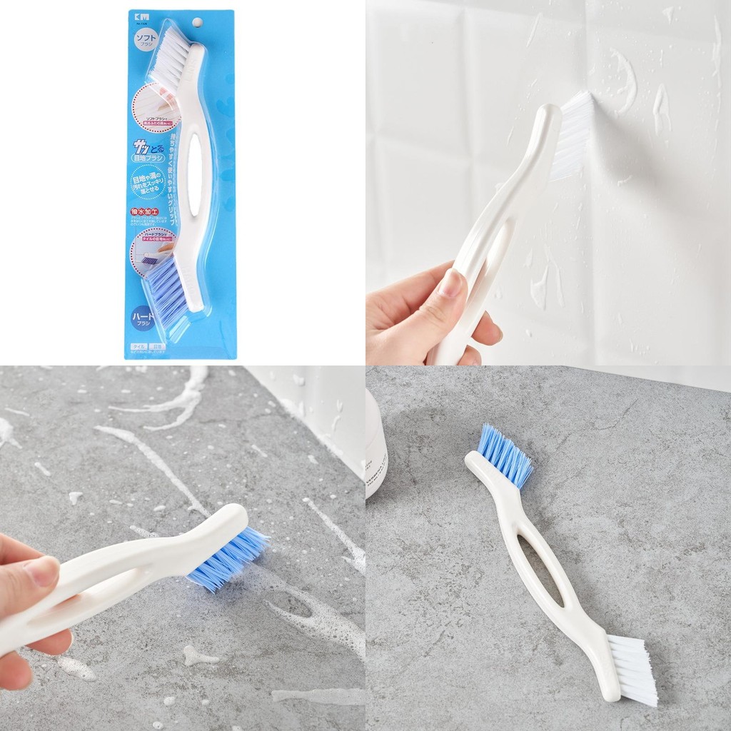 Bàn chải vữa hai đầu bằng nhựa để làm sạch sàn và gạch trong và nhà bếp Phòng tắm