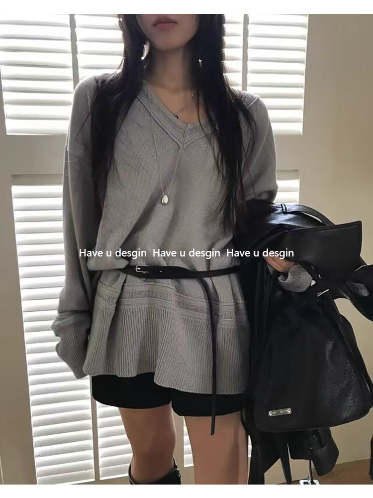 Have u desgin Phong Cách Mới Đơn Giản Thiết Kế Niche Phong Cách Đôi Vòng Tròn Nữ Thắt Lưng Hàn Quốc Phù Hợp Với Váy Thắt Lưng Nữ Hợp Thời Trang