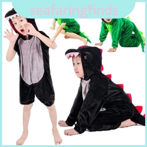 Sống Động Unisex Halloween Khủng Long Trang Phục Cá Sấu Áo liền quần Cho Trẻ Em Cosplay Sự Kiện
