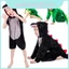 Sống Động Unisex Halloween Khủng Long Trang Phục Cá Sấu Áo liền quần Cho Trẻ Em Cosplay Sự Kiện