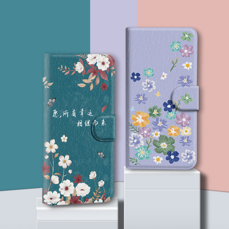 Ốp điện thoại lật Thích hợp cho OPPO Reno 10 Pro 11 12 F 5G Vỏ bảo vệ hoa