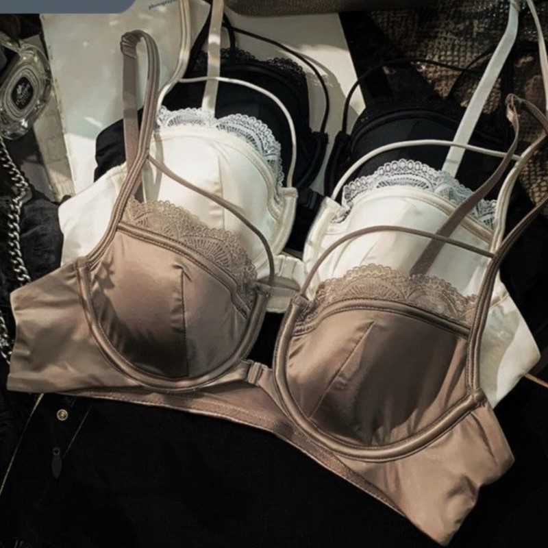 Áo lót nữ, Áo ngực trơn cài trước có đệm, có gọng nâng ngực Cao cấp BC_CHIC LINGERIE