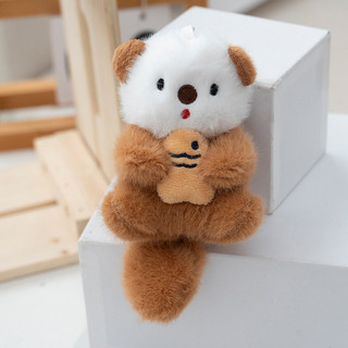 Sea Otter Soft Plushie Với Lông Dài Pp Cotton Đổ Nhồi Bông Trẻ Em Cho Động Vật