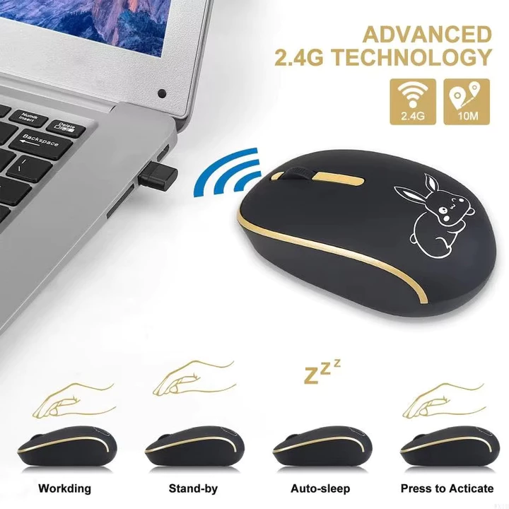 Wireless Mouse C-1200DPI – USB-C – 2