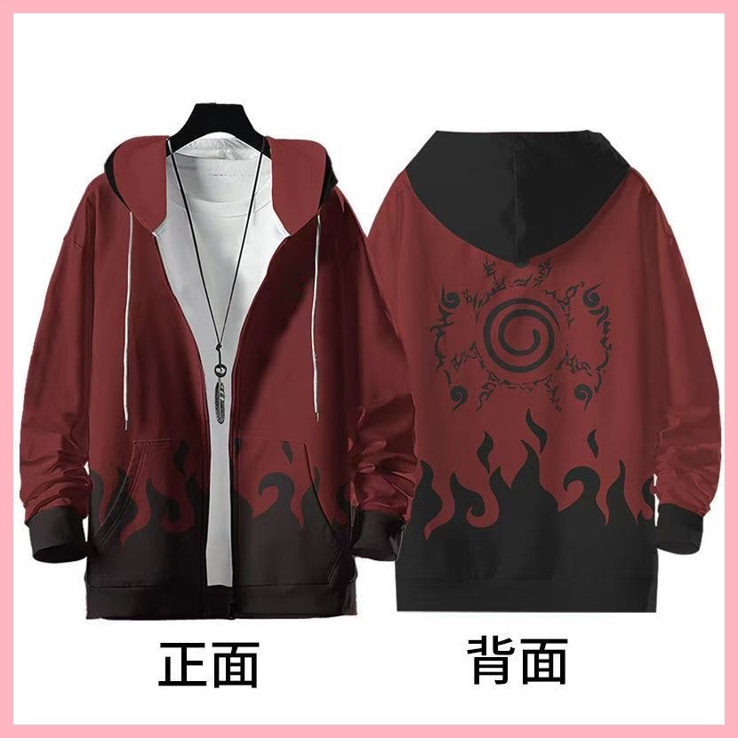 Áo khoác Quần Áo Áo Áo Naruto Uzumaki Naruto Hy ga Hinata Sasuke Hatake Kakashi Naruto Anime Akashi Thế Hệ Thứ Tư Lông Cừu Lót Áo Khoác Nam Hàng Hóa Quần Áo Học Sinh Nam Nữ Thu Đông Hợp Thời Trang