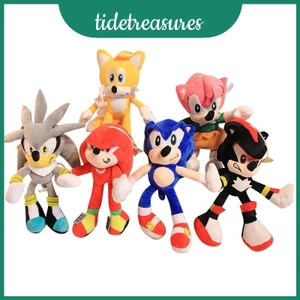 28cm Sonic Hoàn Hảo The Hedgehog Shadow Amy Rose Knuckle Tail Đồ Chơi Sang Trọng