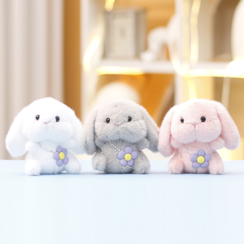 Bunny Đồ Chơi Sang Trọng Với Pp Cotton Làm Đầy Cho Trẻ Em Bé Gái Động Vật Mềm Quà Tặng Nhồi Bông