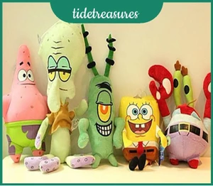 Bộ đồ chơi đầy màu sắc sang trọng Spongebob Series với ốc sên bạch tuộc Mr Krabs