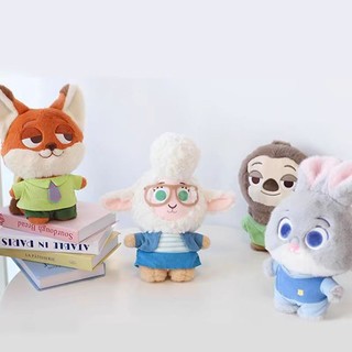 Búp bê móc khóa sang trọng Zootopia chất lượng cao với Judy Hopps Wilde và Nick
