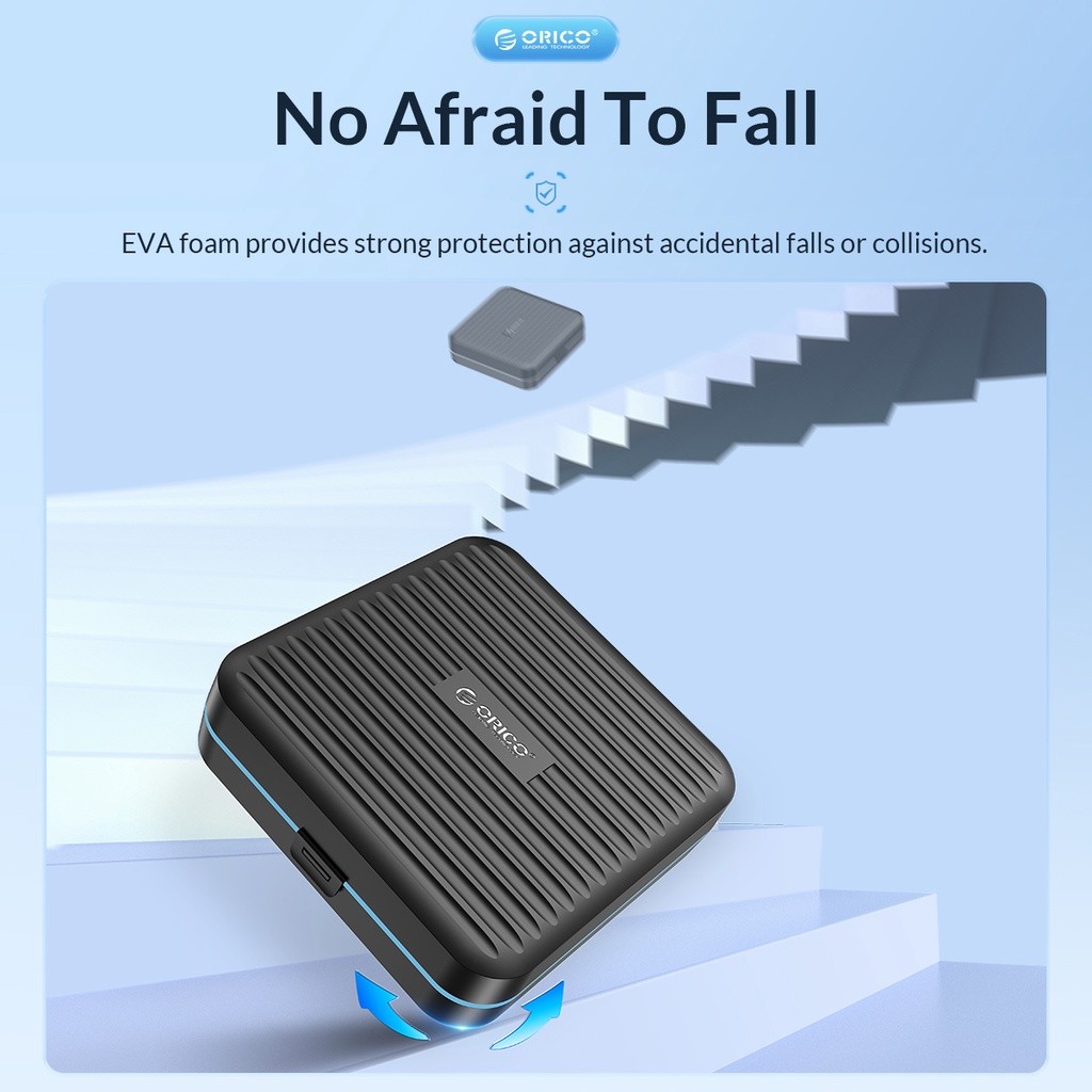 Mô tả Hộp đựng thẻ Micro SD ORICO 16 khe Bảo vệ hộp đựng thẻ nhớ cho Bộ sắp xếp thẻ chống sốc SD / CF / Micro SD / SSD (MSCD) - 4