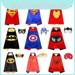 Áo choàng siêu anh hùng dành cho người lớn Áo choàng trẻ em Mặt nạ Trang phục tiệc Halloween Trang phục trang phục