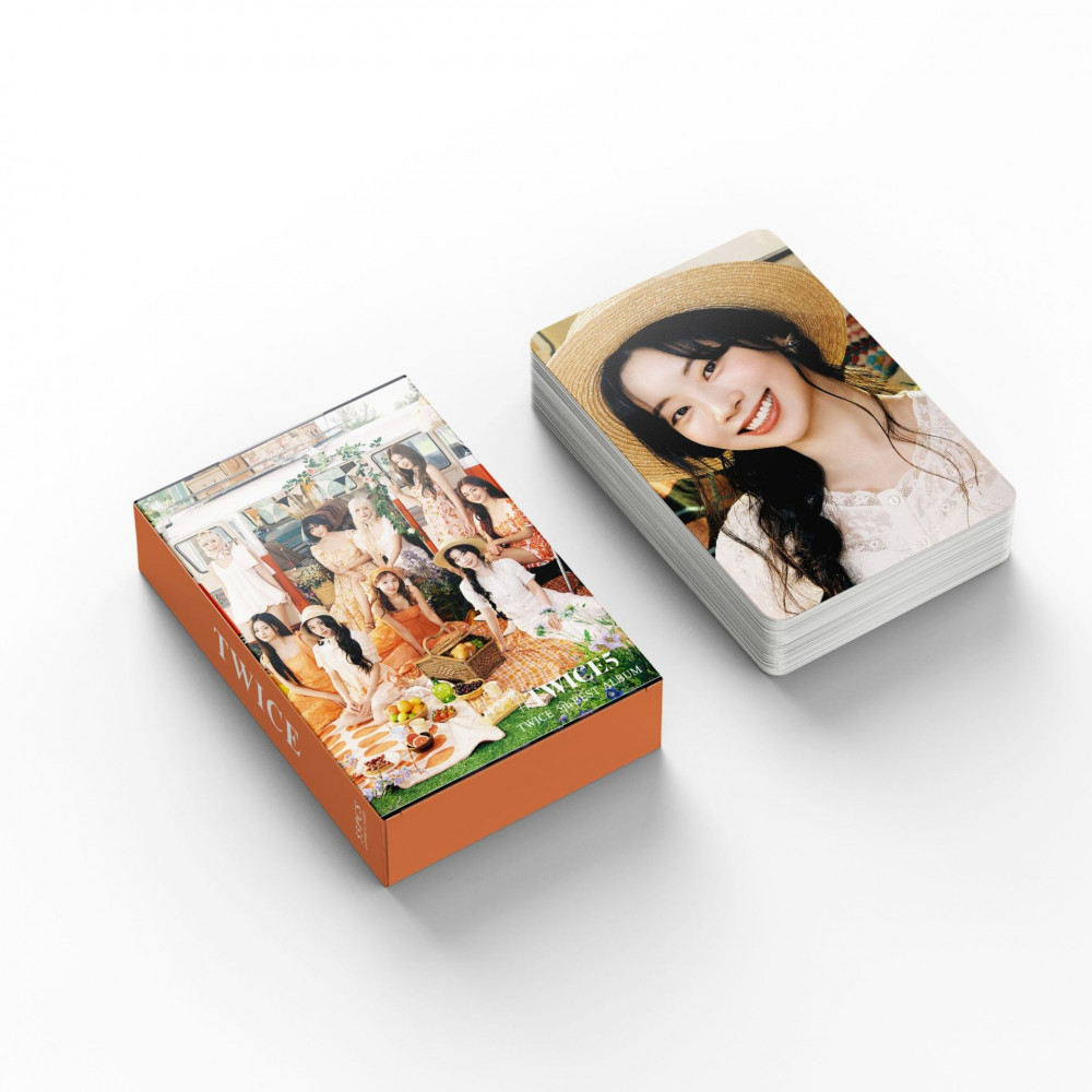 LINXX 55 Chiếc TWICE5 Album TWICE K-Pop Nhóm Cô Gái LOMO Laser Photocards Bộ Sưu Tập Hàng Hóa Cao Cấp Bộ