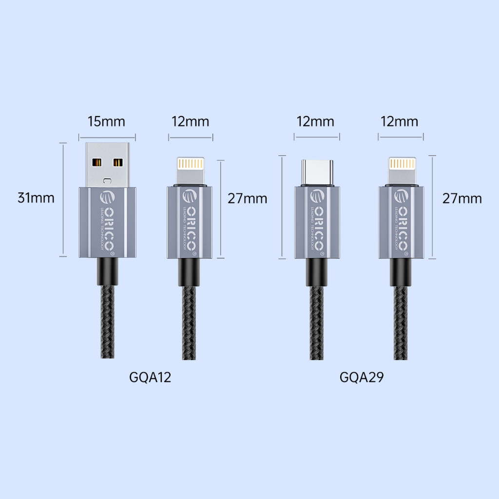 Mô tả Orico PD 29W USB C Sang Lightning PD Cáp Sạc Nhanh Đồng Bộ Truyền Dữ Liệu USB C Loại C TypeC iPhone 14 Apple - 7