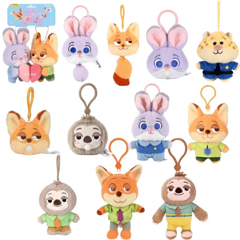Sang Trọng Zootopia Búp Bê Đáng Yêu Móc Khóa Của Judy Hopps Và Nick Wilde Mọi Tuổi Cho