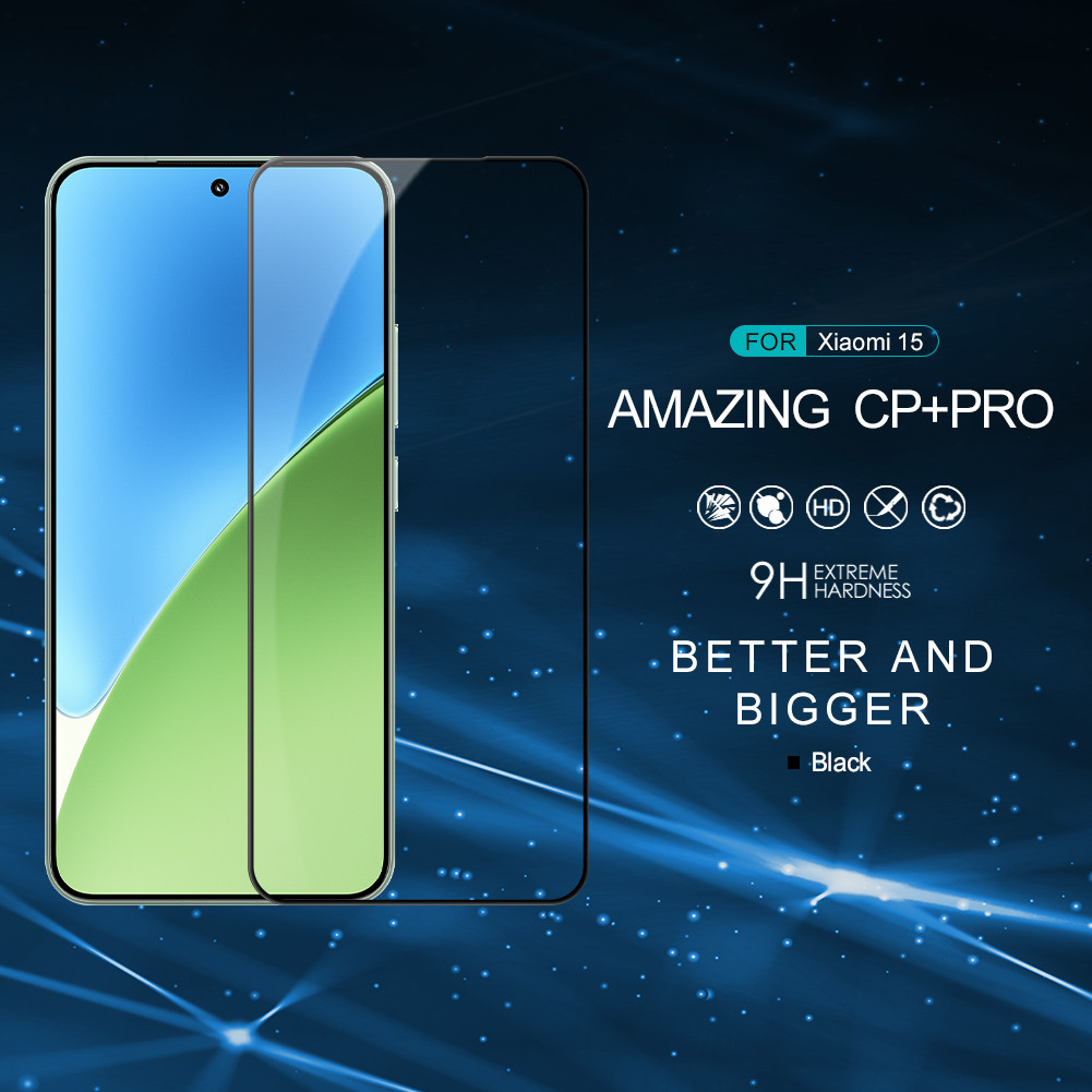 Mô tả Kính cường lực NILLKIN CP + Pro cho Xiaomi 15 9H Tấm bảo vệ màn hình chống cháy nổ - 1