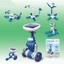 Đồ chơi xây dựng bằng nhựa 6in1 chạy bằng năng lượng mặt trời Diy dành cho trẻ em chơi giáo dục