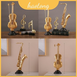 Mảnh trưng bày bằng nhựa Violin hiện đại và Saxophone để trang trí tiệc và