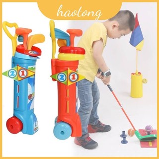 Bộ Mini Câu Lạc Bộ Golf Nhựa Cao Cấp Cho Trẻ Em Và Cha Mẹ Ngoài Trời Vui Nhộn