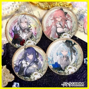 Huy hiệu Furina Raiden Shogun Dress Series Bar Furina Raiden Shogun Raiden Shogun Laser Huy hiệu sưu tập Đồ trang trí