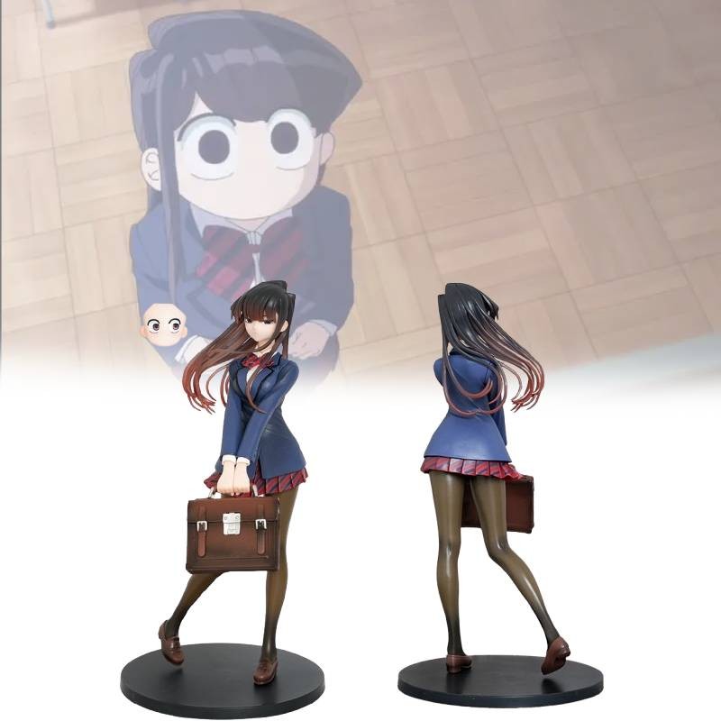 Không Thể Giao Tiếp Komi 25cm Màu Xanh Pvc Sưu Tập Hình Hoàn Hảo Cho Người Hâm Mộ Anime